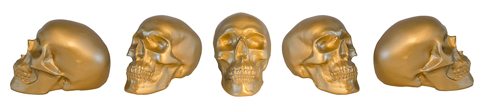 Gold Skulls