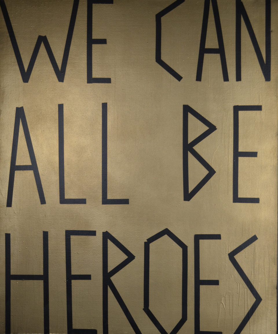 We Can All Be Heroes - Painting by Barbara Smith